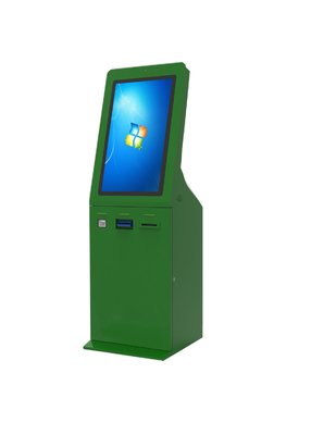 Kiosk tự phục vụ màu xanh lá cây 32 inch, Nhà hàng tại sân bay Kiosk thanh toán hóa đơn