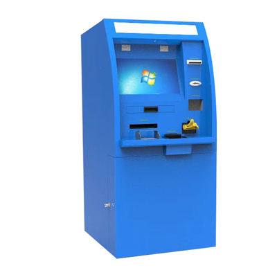 Máy thu đổi ngoại tệ kiosk ATM có máy nhận và rút tiền mặt