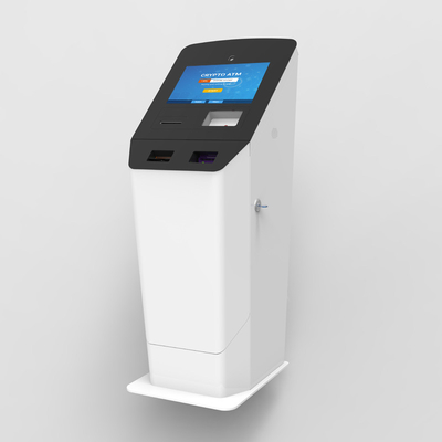 Hệ thống Windows Kiosk ATM Bitcoin 15,6 inch hai chiều với máy rút tiền mặt