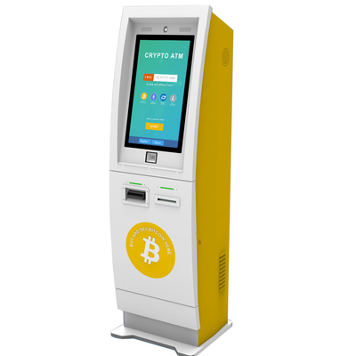Kiosk ATM Bitcoin tự phục vụ miễn phí 22 inch Kiosk ngân hàng tự phục vụ