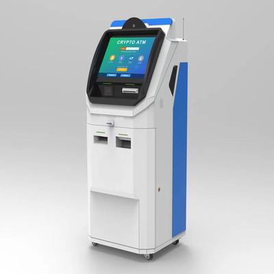 Màn hình cảm ứng 21,5 inch 10 điểm Bitcoin ATM Kiosk Tiền mặt đến ATM tiền điện tử