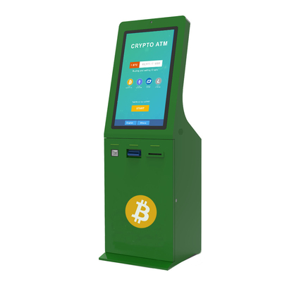 Tự phục vụ 32 inch Mua và Bán Bitcoin ATM Kiosk Máy trao đổi tiền mặt BTM