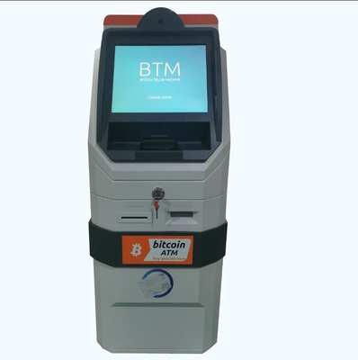Màn hình cảm ứng Tự phục vụ Máy ngân hàng Bitcoin Mua và Bán kiosk tiền điện tử