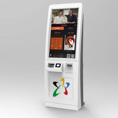 Kiosk thanh toán bằng màn hình cảm ứng 43 inch tự phục vụ Kiosk nhận tiền mặt