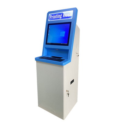 Kiosk tự phục vụ 19 inch chống gỉ thanh lịch với khay giấy 1000 tờ