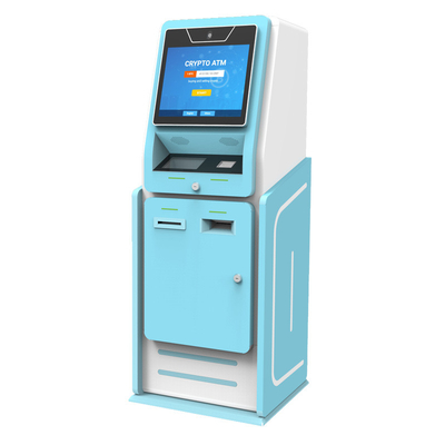 Tiền điện tử kỹ thuật số 2 chiều Bitcoin ATM Kiosk 17 inch cho trạm xăng