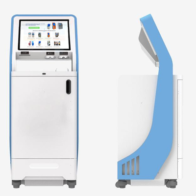 Hệ thống kiosk tự phục vụ của bệnh viện in báo cáo chống bụi với máy in laser A4