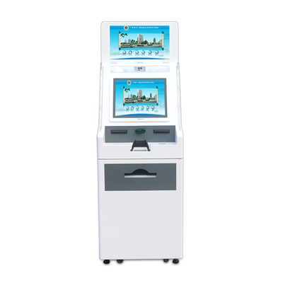Kết nối Wifi 3G 4G Máy ATM ngân hàng Kiosk in ấn thông minh màn hình kép