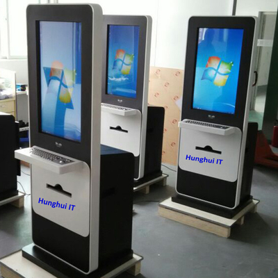 Máy ATM ngân hàng 32 inch tự động Kiosk in tài liệu A4