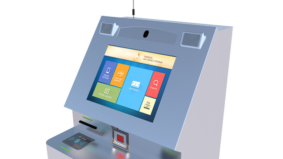 Kiosk nạp tiền di động 17 ~ 19 inch / Kiosk ngân hàng tự phục vụ Thiết kế thông minh
