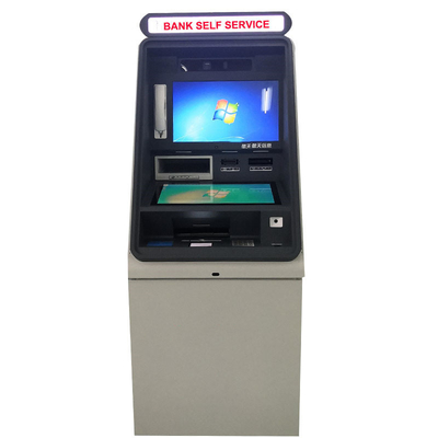 Chống phá hoại đa chức năng Kiosk tự phục vụ công cộng với máy in A4 và thẻ ID