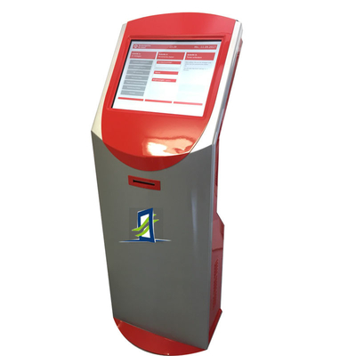 Máy ATM ngân hàng 19,1 inch Kiosk màn hình cảm ứng tương tác với máy in vé