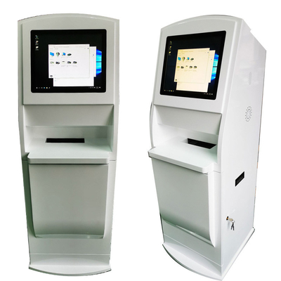 Kiosk máy rút thẻ SIM viễn thông 19 inch với máy chấp nhận tiền mặt và tiền xu