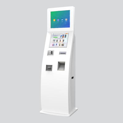 Máy kiosk thanh toán tự phục vụ màn hình kép 17 inch IR Touch trong cửa hàng bán lẻ
