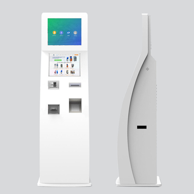 Máy kiosk thanh toán tự phục vụ màn hình kép 17 inch IR Touch trong cửa hàng bán lẻ