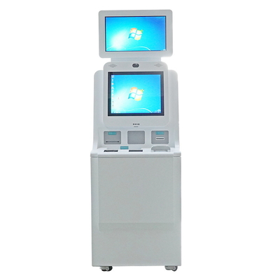 Kiosk tự phục vụ màn hình kép của bệnh viện dành cho bệnh nhân Kiểm tra / Đăng ký yêu cầu / In báo cáo