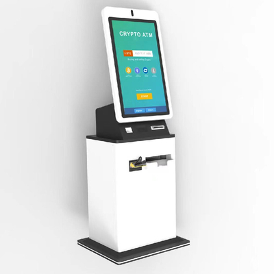 Hunghui 21.5 inch Tự phục vụ Bitcoin ATM Thanh toán hóa đơn Kiosk Sàn giao dịch