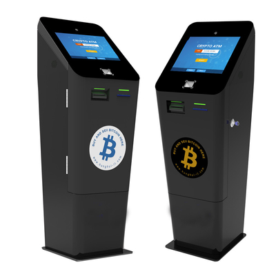 Ngân hàng cảm ứng điện dung Kiosk ATM Bitcoin với thiết bị đầu cuối thanh toán cho người chấp nhận gửi tiền mặt