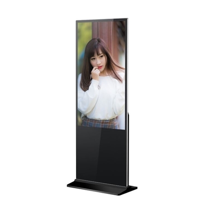 Màn hình hiển thị quảng cáo LCD 32-65 inch Bảng hiệu kỹ thuật số đứng miễn phí 300cd / m2