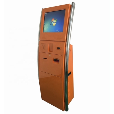 Màn hình cảm ứng đa chức năng Kiosk tự thanh toán với máy chấp nhận tiền mặt